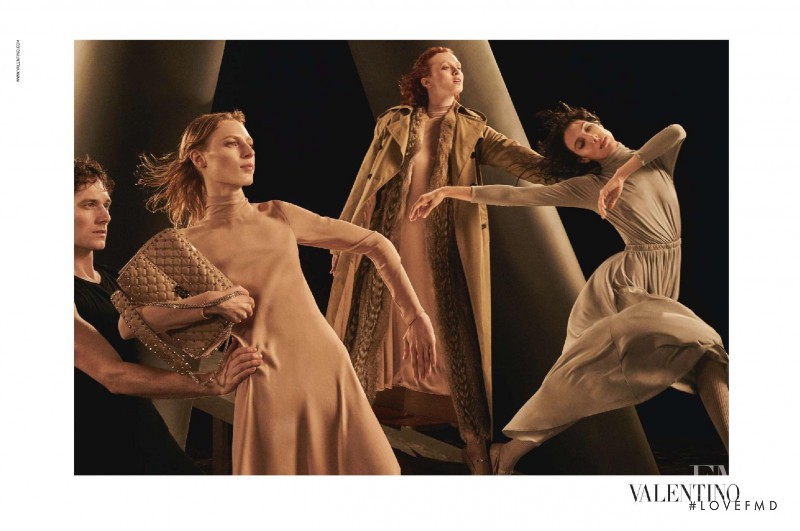 Jamie Bochert featured in  the Valentino advertisement for Autumn/Winter 2016