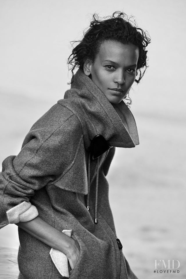 Liya Kebede featured in  the Giorgio Armani New Normal advertisement for Autumn/Winter 2016