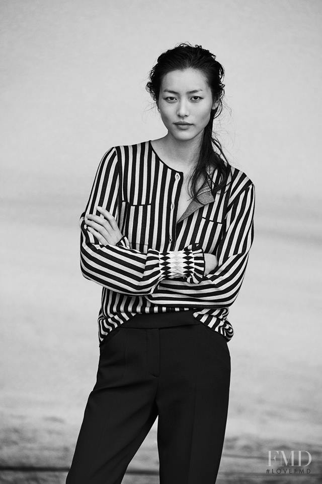 Liu Wen featured in  the Giorgio Armani New Normal advertisement for Autumn/Winter 2016