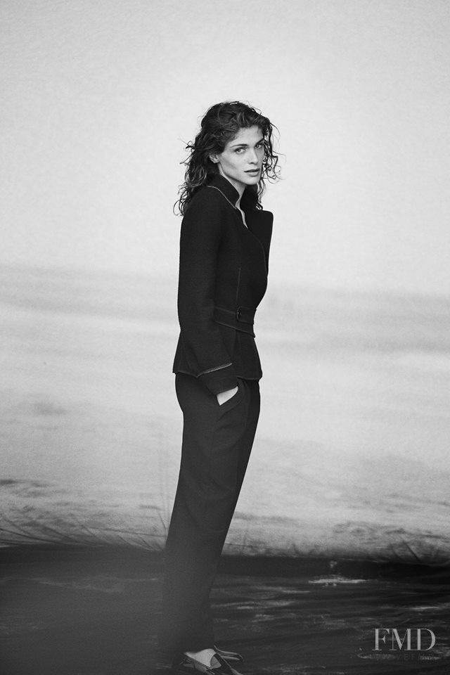 Elisa Sednaoui featured in  the Giorgio Armani New Normal advertisement for Autumn/Winter 2016