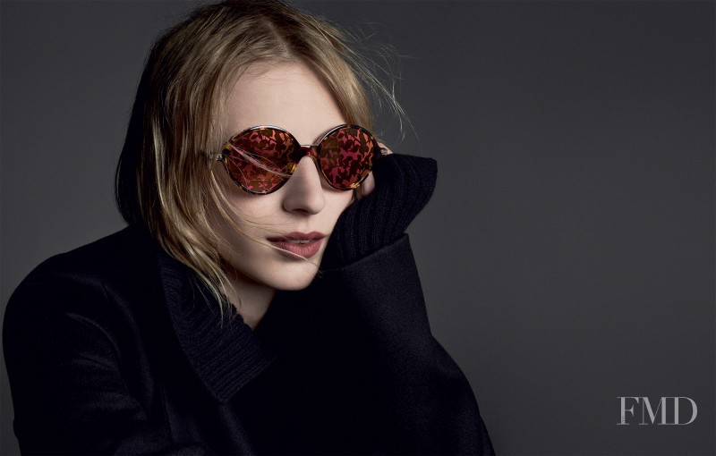 Julia Nobis featured in  the Christian Dior advertisement for Autumn/Winter 2016