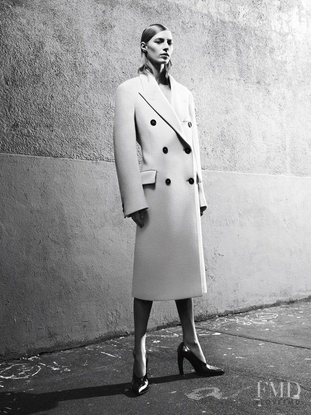 Julia Nobis featured in  the Jil Sander advertisement for Autumn/Winter 2016