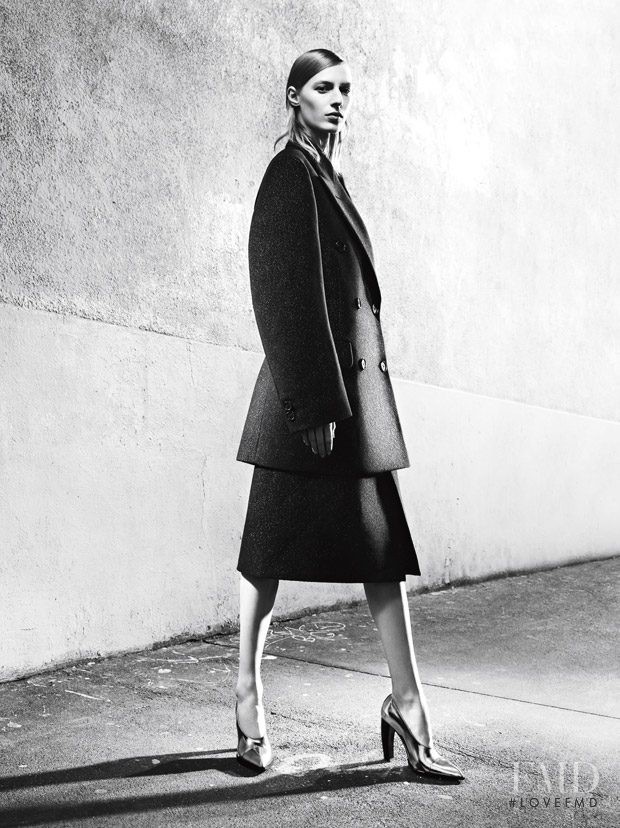 Julia Nobis featured in  the Jil Sander advertisement for Autumn/Winter 2016