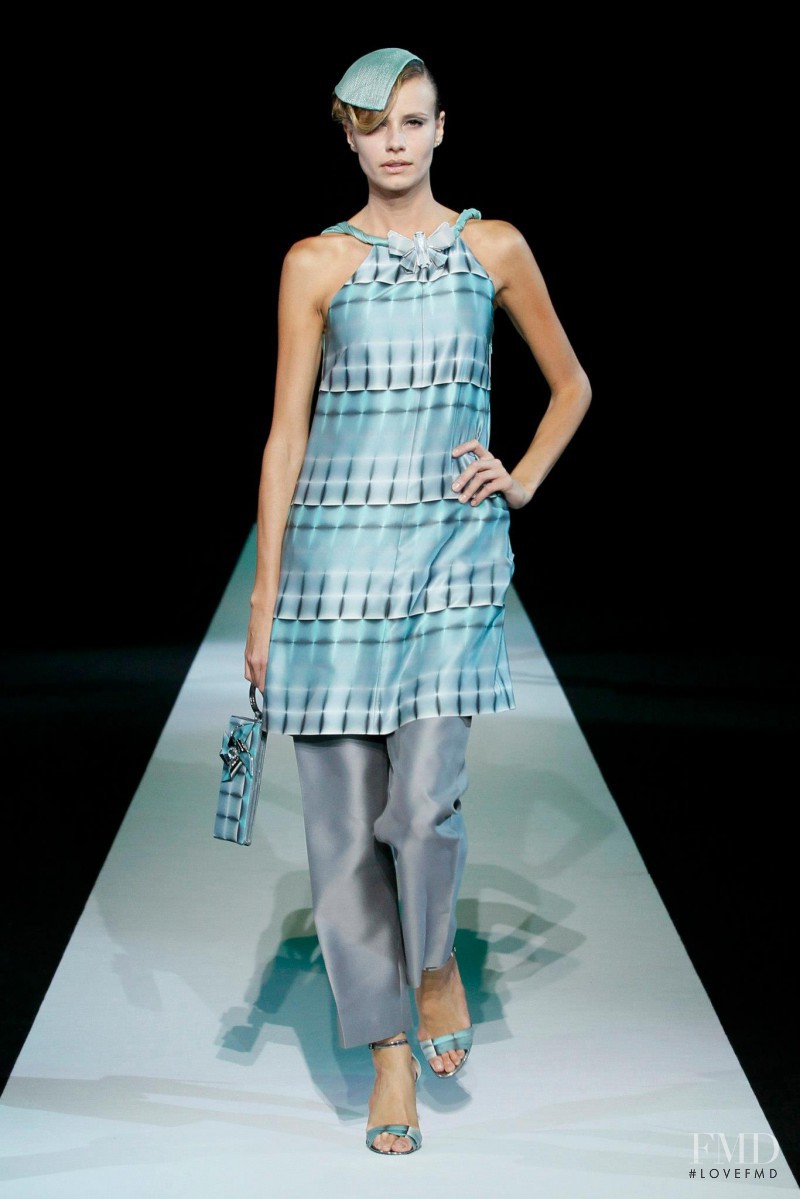 Phenelope Wulff featured in  the Giorgio Armani fashion show for Spring/Summer 2013
