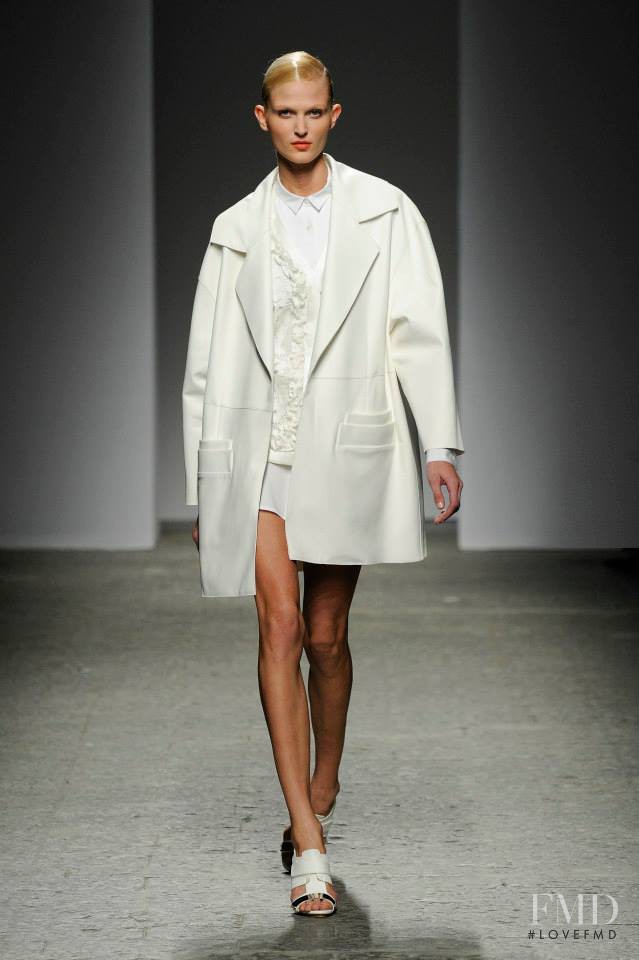 Charlotte Hoyer featured in  the Ports 1961 fashion show for Spring/Summer 2014