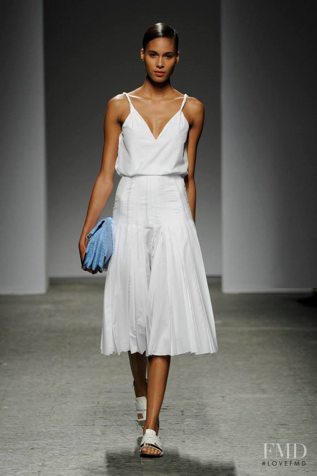 Cindy Bruna featured in  the Ports 1961 fashion show for Spring/Summer 2014