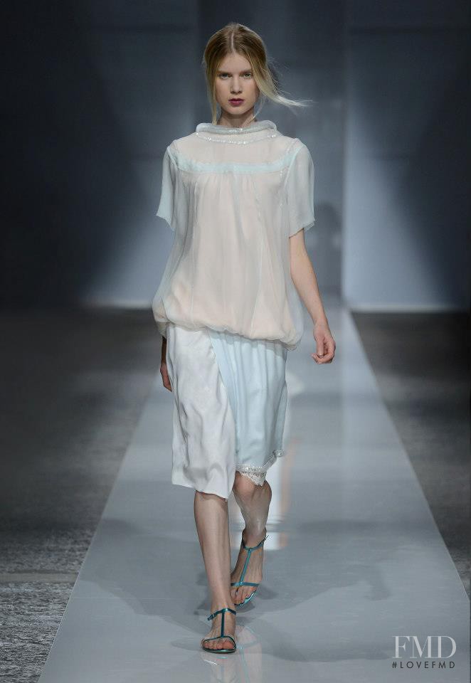 Elsa Sylvan featured in  the Ports 1961 fashion show for Spring/Summer 2013