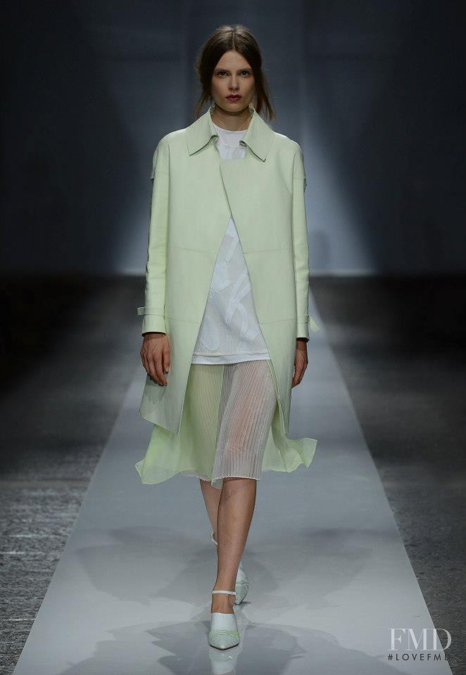 Caroline Brasch Nielsen featured in  the Ports 1961 fashion show for Spring/Summer 2013