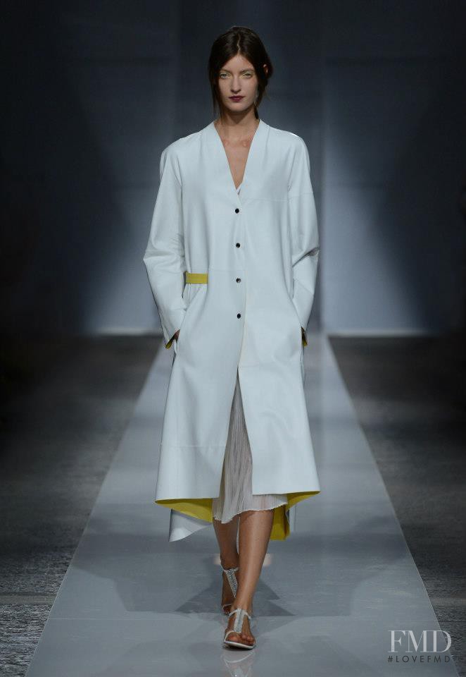 Marikka Juhler featured in  the Ports 1961 fashion show for Spring/Summer 2013