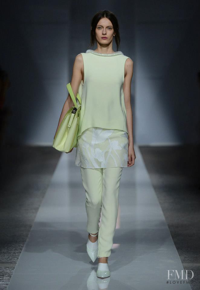 Erjona Ala featured in  the Ports 1961 fashion show for Spring/Summer 2013