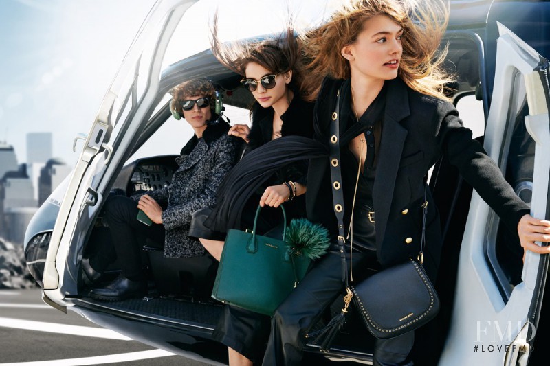 Emmy Rappe featured in  the Michael Michael Kors advertisement for Autumn/Winter 2016