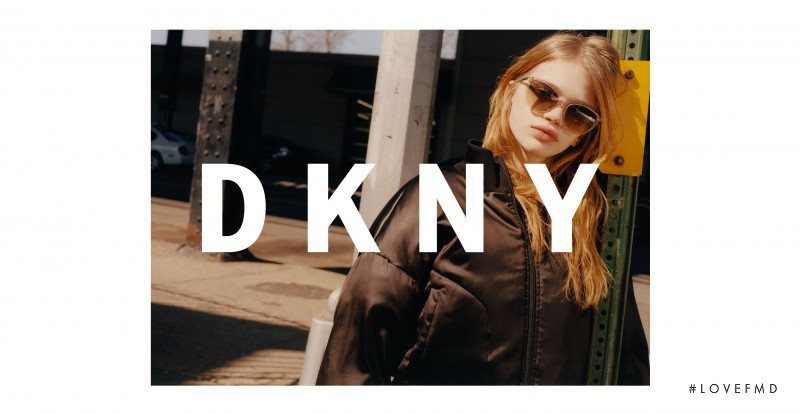 Stella Lucia featured in  the DKNY advertisement for Autumn/Winter 2016