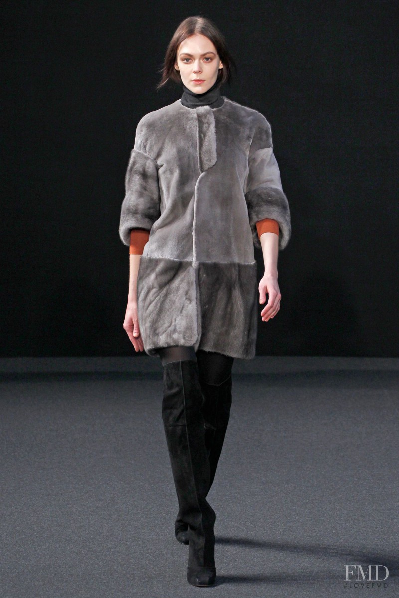 Kinga Rajzak featured in  the Ports 1961 fashion show for Autumn/Winter 2012