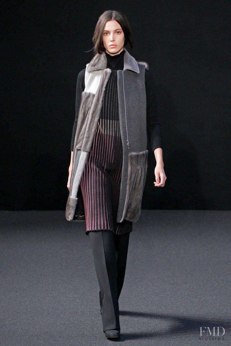 Ruby Aldridge featured in  the Ports 1961 fashion show for Autumn/Winter 2012