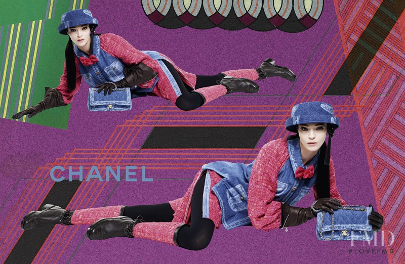 Mariacarla Boscono featured in  the Chanel advertisement for Autumn/Winter 2016
