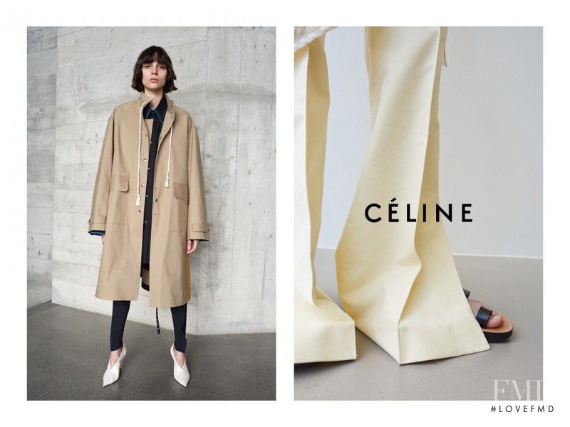 Charlee Fraser featured in  the Celine advertisement for Autumn/Winter 2016