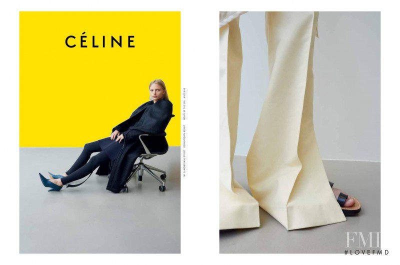 Frederikke Sofie Falbe-Hansen featured in  the Celine advertisement for Autumn/Winter 2016