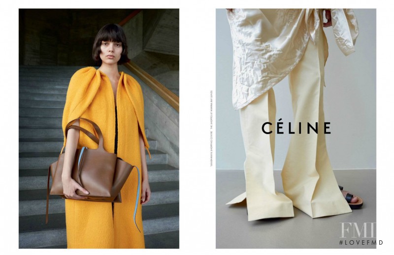 Charlee Fraser featured in  the Celine advertisement for Autumn/Winter 2016