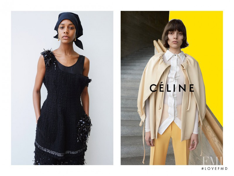 Charlee Fraser featured in  the Celine advertisement for Autumn/Winter 2016