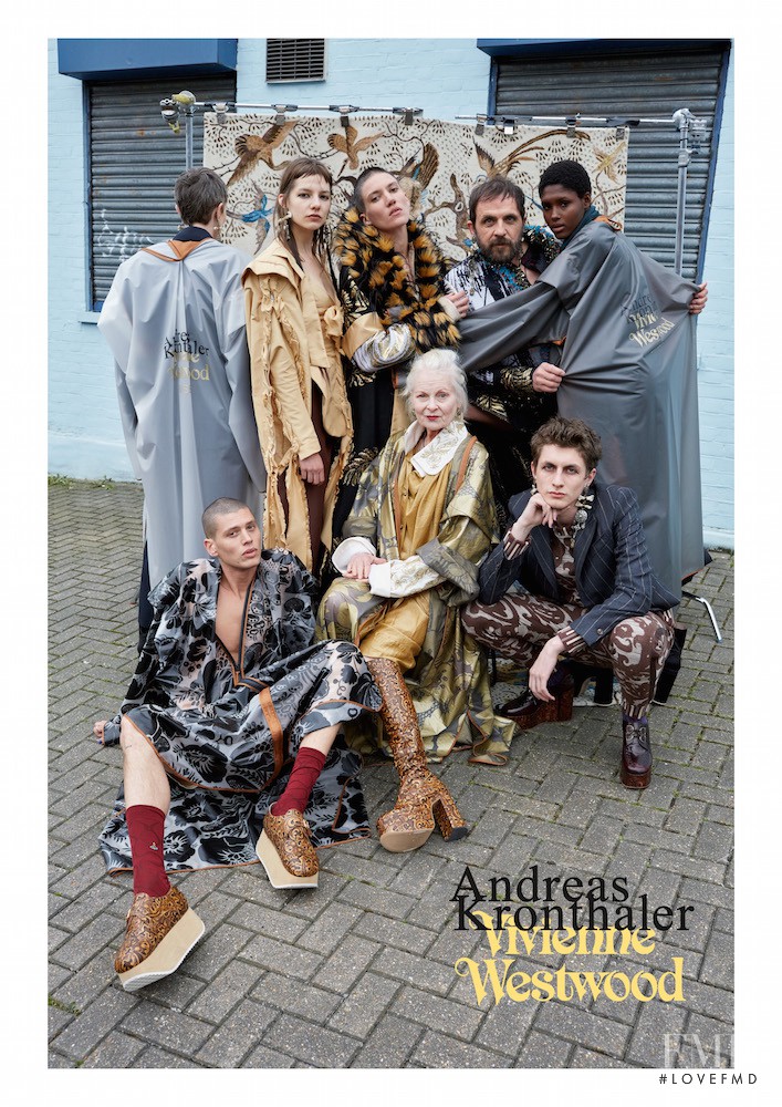 Linda Byrne featured in  the Vivienne Westwood advertisement for Autumn/Winter 2016