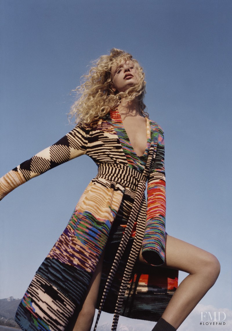 Frederikke Sofie Falbe-Hansen featured in  the Missoni advertisement for Autumn/Winter 2016