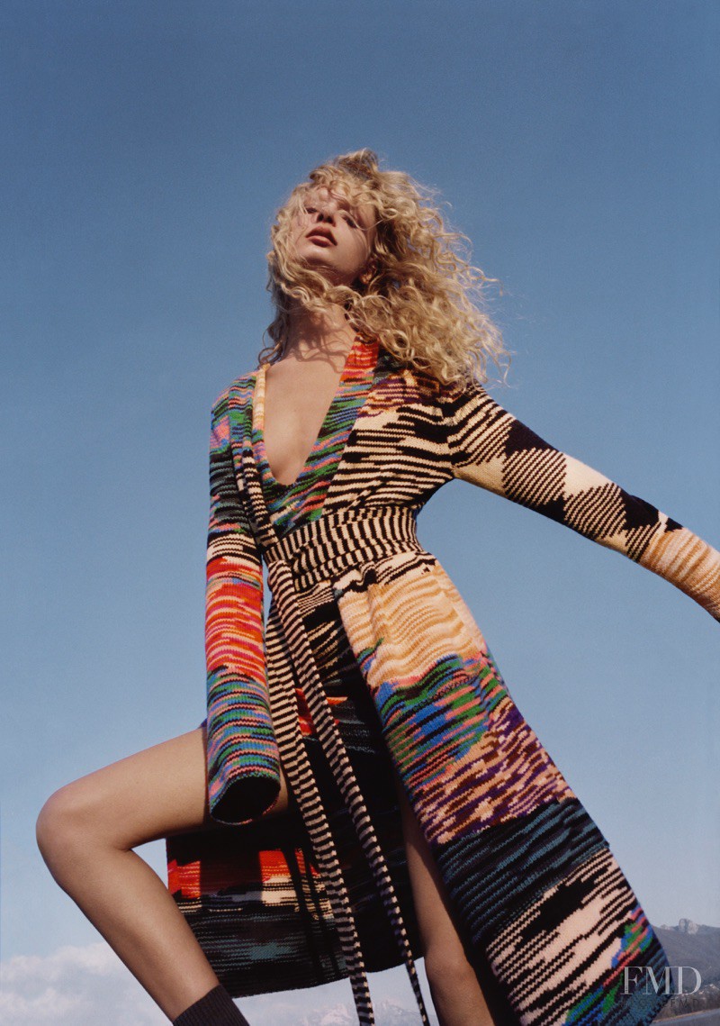 Frederikke Sofie Falbe-Hansen featured in  the Missoni advertisement for Autumn/Winter 2016