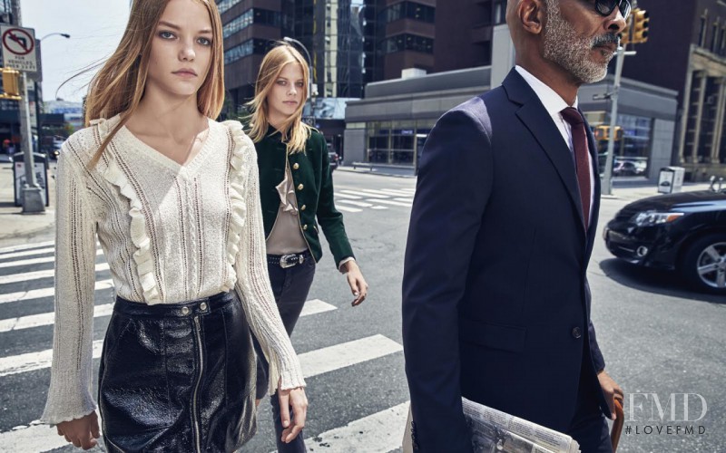 Lexi Boling featured in  the Mango advertisement for Autumn/Winter 2016