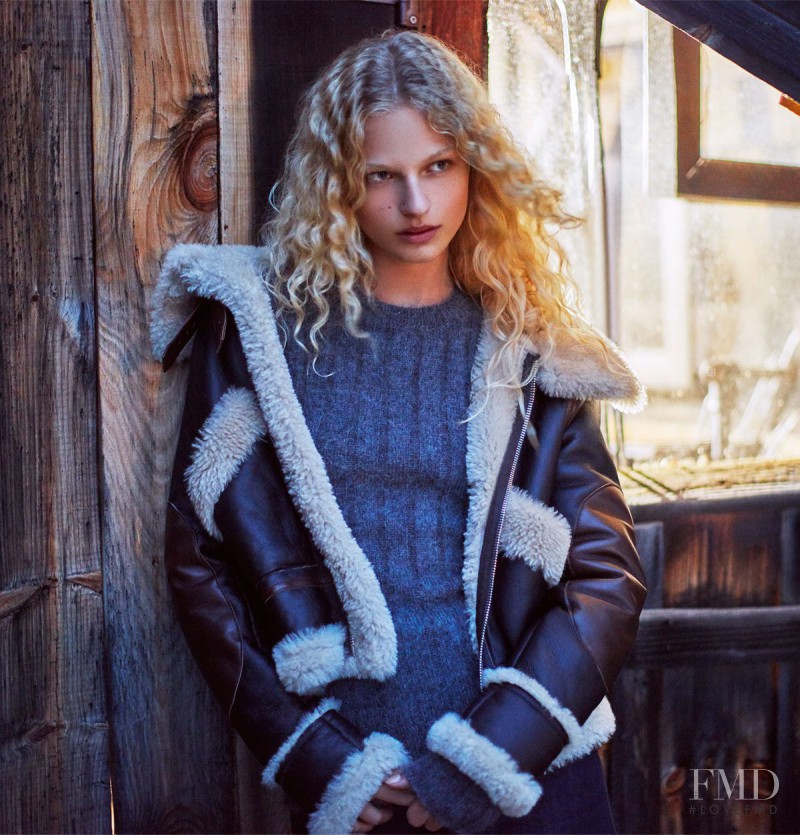 Frederikke Sofie Falbe-Hansen featured in  the Zara advertisement for Autumn/Winter 2016