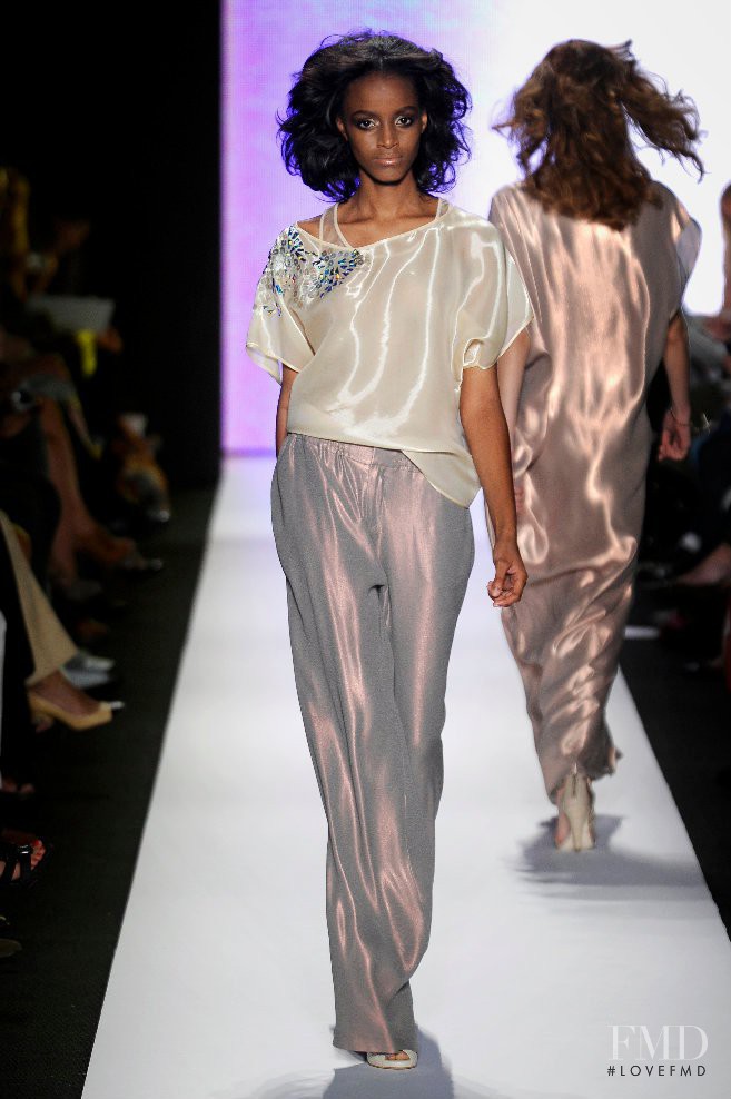 Sedene Blake featured in  the Ports 1961 fashion show for Spring/Summer 2011