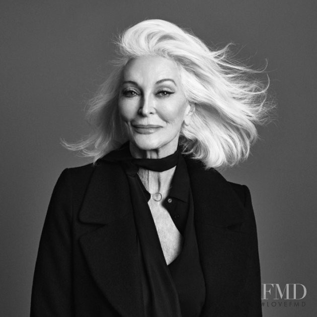 Carmen Dell\'Orefice featured in  the H&M advertisement for Autumn/Winter 2016