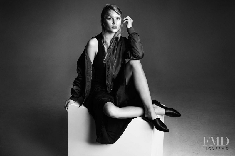Camilla Forchhammer Christensen featured in  the H&M advertisement for Autumn/Winter 2016