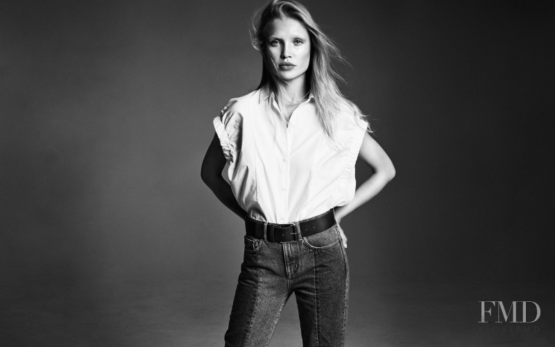 Camilla Forchhammer Christensen featured in  the H&M advertisement for Autumn/Winter 2016