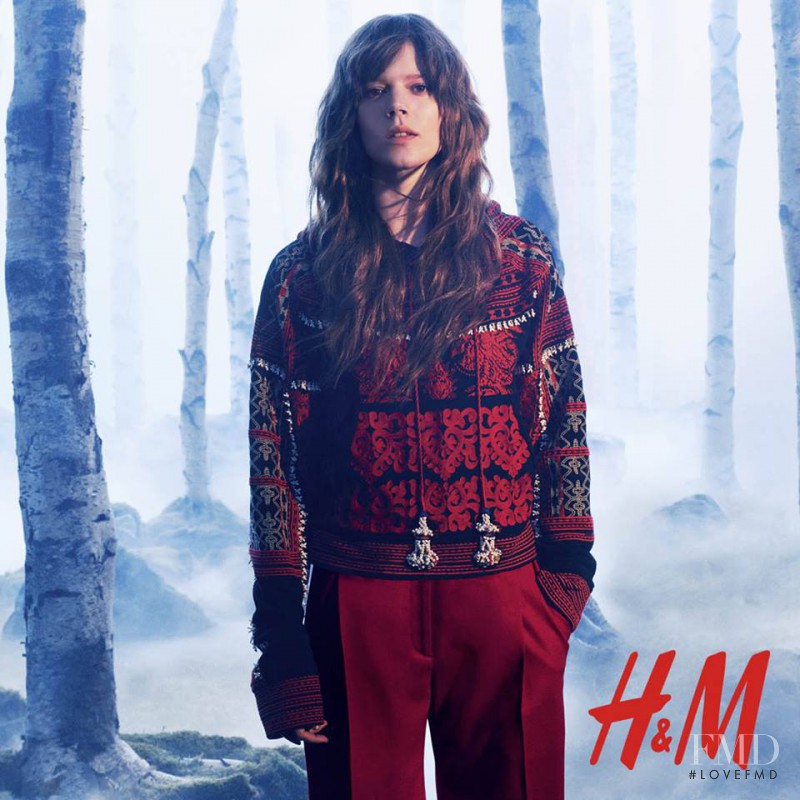 Freja Beha Erichsen featured in  the H&M Studio advertisement for Autumn/Winter 2016