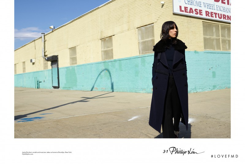 Jamie Bochert featured in  the 3.1 Phillip Lim advertisement for Autumn/Winter 2016