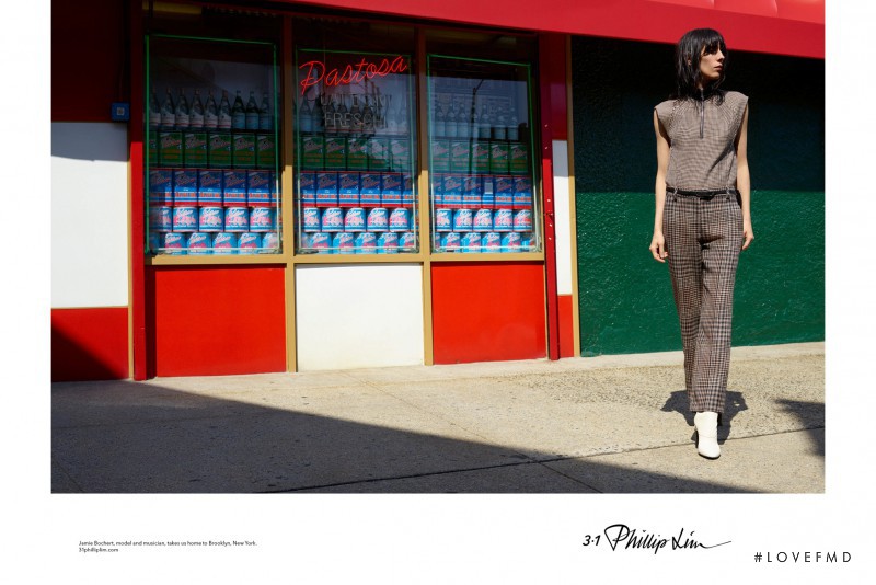 Jamie Bochert featured in  the 3.1 Phillip Lim advertisement for Autumn/Winter 2016