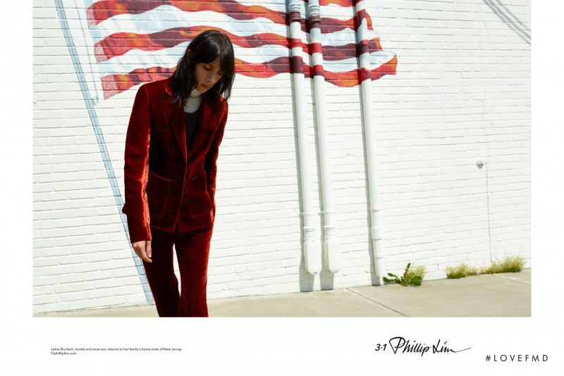 Jamie Bochert featured in  the 3.1 Phillip Lim advertisement for Autumn/Winter 2016