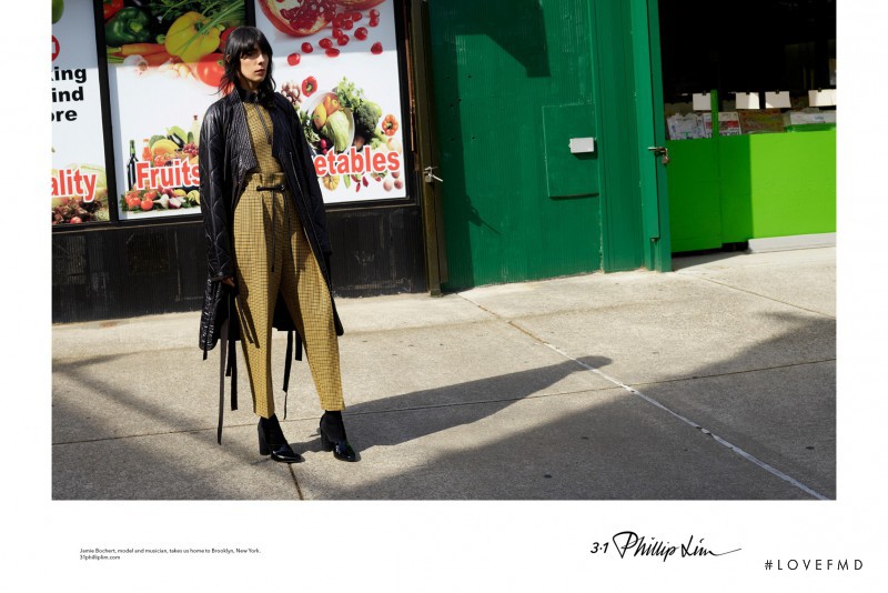 Jamie Bochert featured in  the 3.1 Phillip Lim advertisement for Autumn/Winter 2016