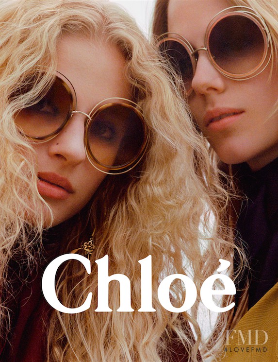 Frederikke Sofie Falbe-Hansen featured in  the Chloe advertisement for Autumn/Winter 2016