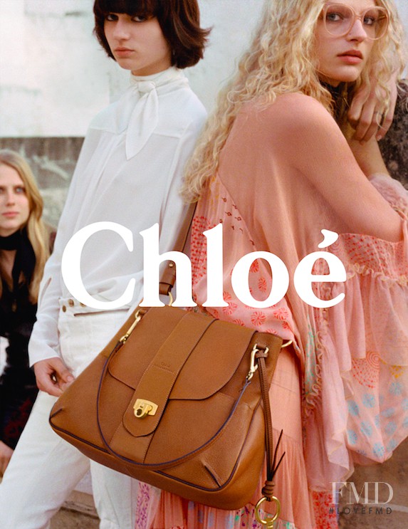 Frederikke Sofie Falbe-Hansen featured in  the Chloe advertisement for Autumn/Winter 2016