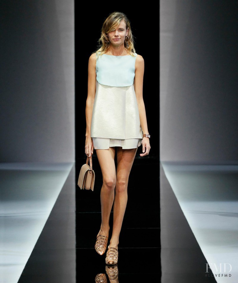 Phenelope Wulff featured in  the Emporio Armani fashion show for Spring/Summer 2013