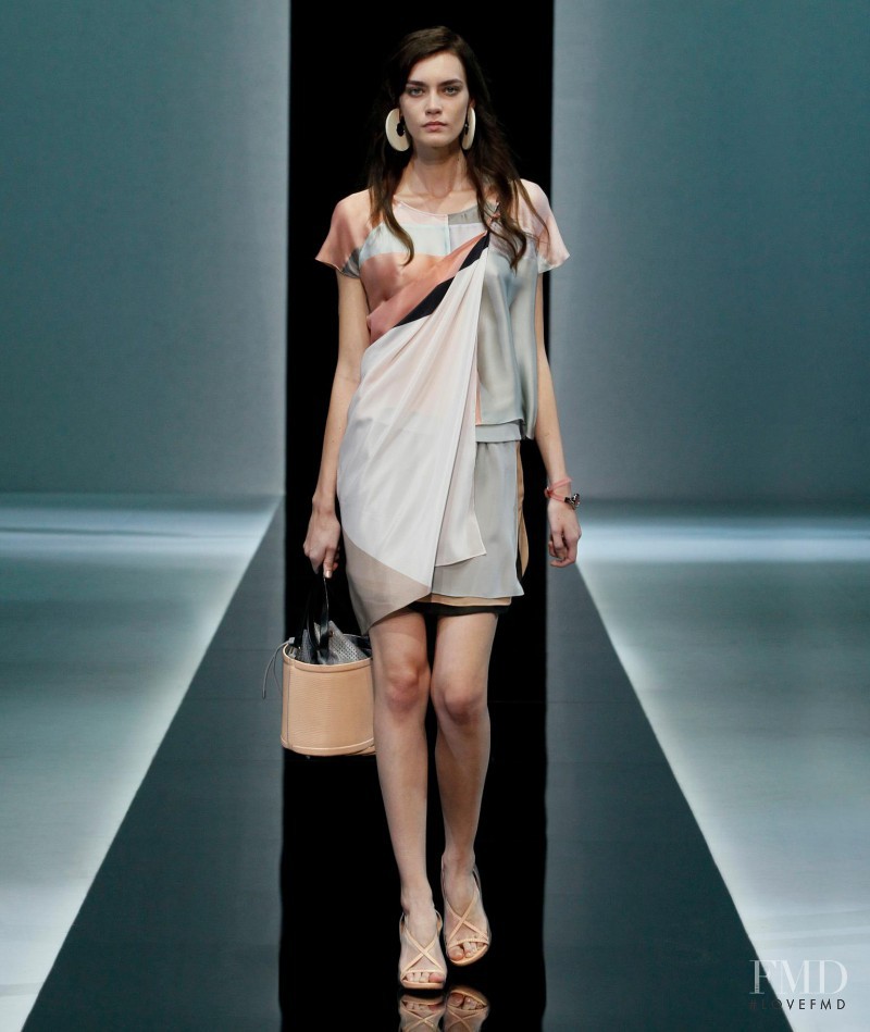 Patrycja Gardygajlo featured in  the Emporio Armani fashion show for Spring/Summer 2013