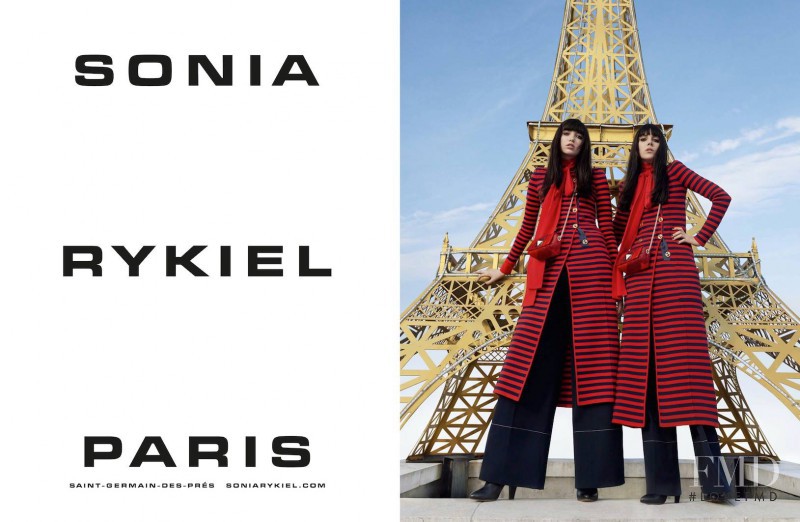 Grace Hartzel featured in  the Sonia Rykiel advertisement for Autumn/Winter 2016