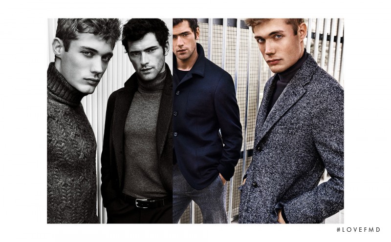 Sean OPry featured in  the Massimo Dutti advertisement for Autumn/Winter 2016