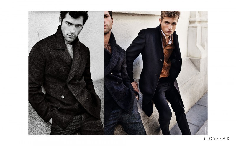Sean OPry featured in  the Massimo Dutti advertisement for Autumn/Winter 2016