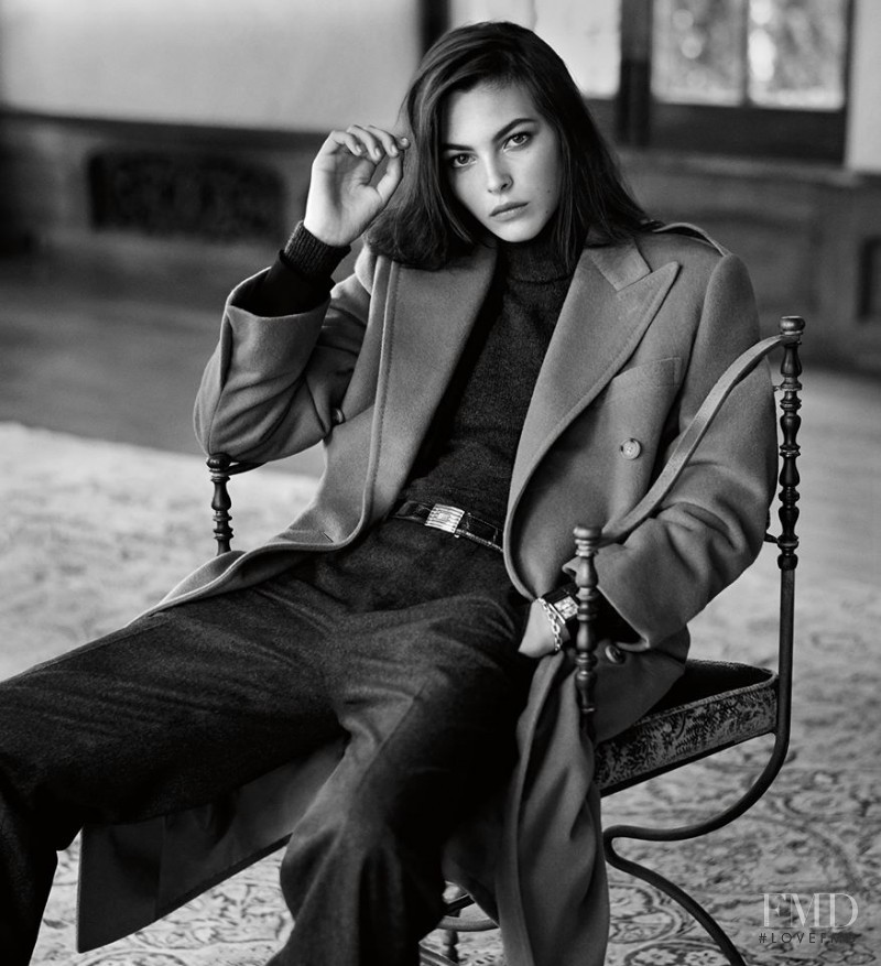 Vittoria Ceretti featured in  the Ralph Lauren Iconic Style advertisement for Autumn/Winter 2016
