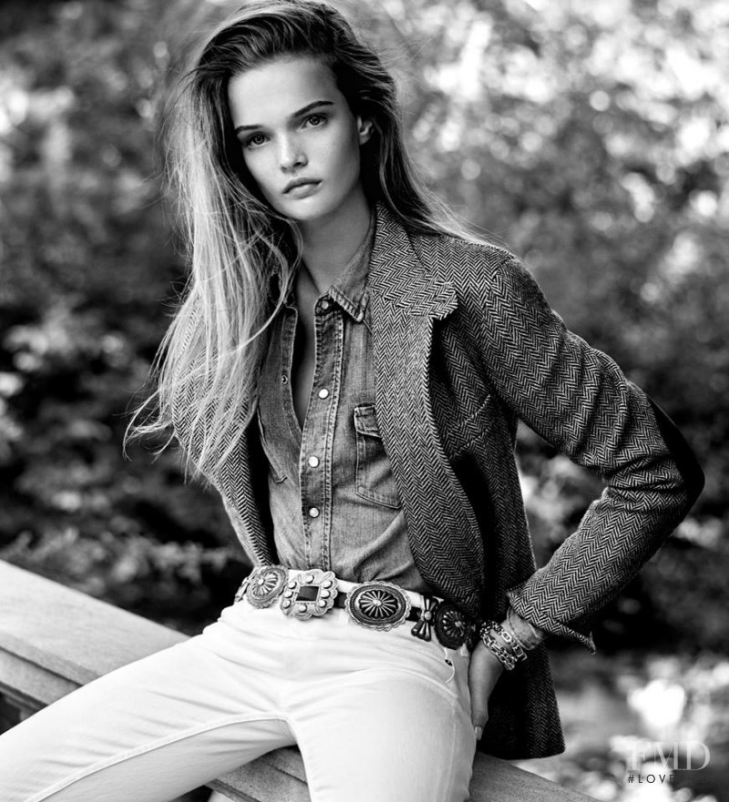 Lulu Tenney featured in  the Ralph Lauren Iconic Style advertisement for Autumn/Winter 2016