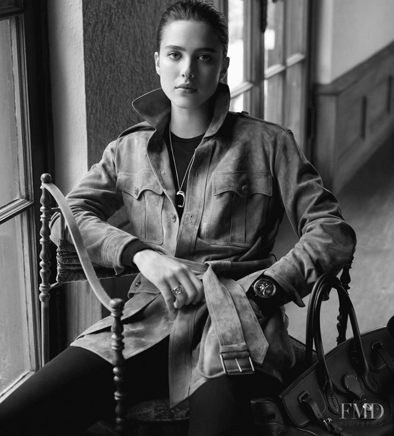 Margaret Qualley featured in  the Ralph Lauren Iconic Style advertisement for Autumn/Winter 2016