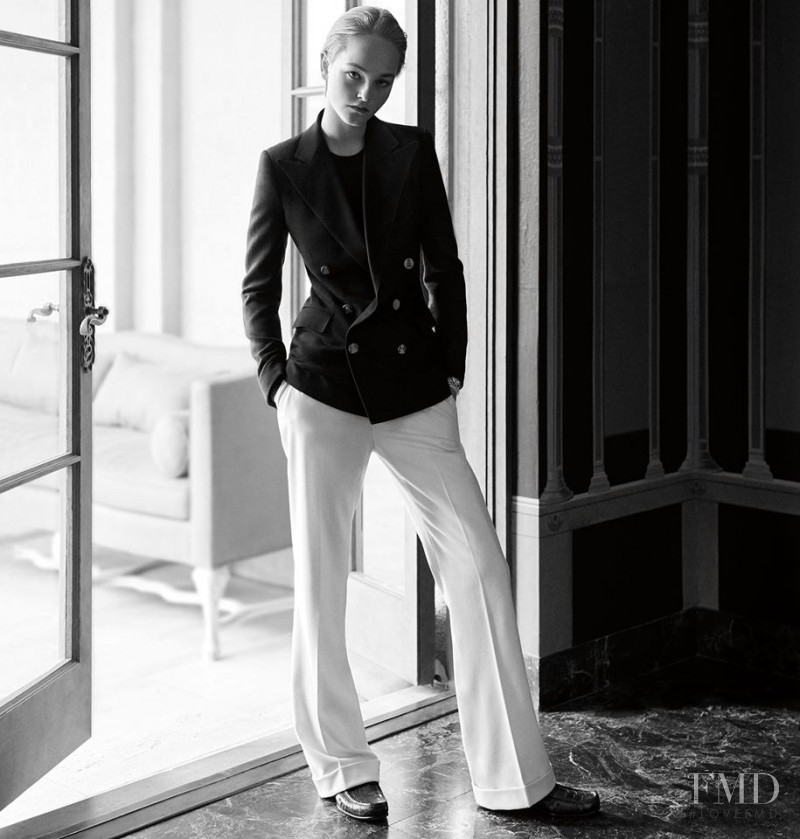 Jean Campbell featured in  the Ralph Lauren Iconic Style advertisement for Autumn/Winter 2016