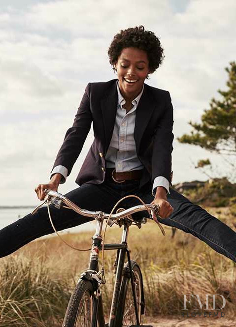 Londone Myers featured in  the Polo Ralph Lauren advertisement for Autumn/Winter 2016