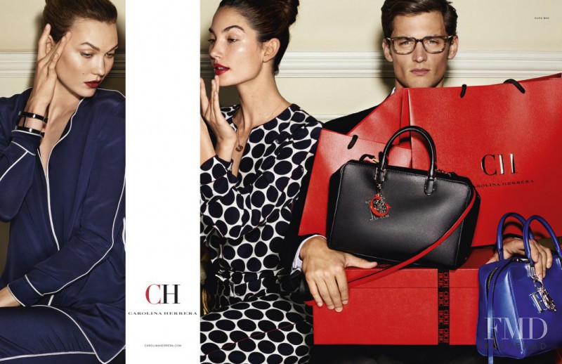 Karlie Kloss featured in  the CH Carolina Herrera advertisement for Autumn/Winter 2016